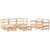 vidaXL Salon de jardin 7 pcs Bois de pin massif