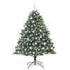 vidaXL Sapin de Noël artificiel avec 300 LED Vert 126 x 126 x 180 cm