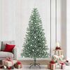 vidaXL Arbre de No&euml;l artificiel floconn&eacute; de neige avec lumi&egrave;re LED