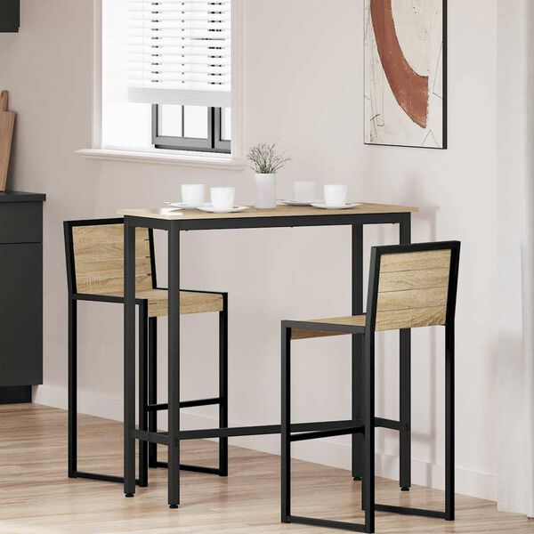 vidaXL table Ch&ecirc;ne Sonoma 100 x 40 x 100,5 cm