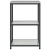 vidaXL Rangement de cuisine avec &eacute;tag&egrave;re Argent 60 x 50 x 92 cm Acier