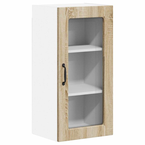 vidaXL Armoire de cuisine Lucca Ch&ecirc;ne Sonoma 40 x 31 x 80 cm