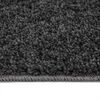 vidaXL Tapis Shaggy Anti-d&eacute;rapant Gris fonc&eacute; 160 x 160 cm PP
