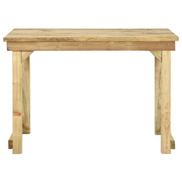 vidaXL Table de jardin 110x79x75 cm Bois de pin impr&eacute;gn&eacute;