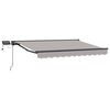 vidaXL Cadre de store manuel avec LEDs 2,5 x 2 m