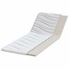 vidaXL Surmatelas Blanc 70 x 200 cm Tissu en Tricot