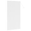 vidaXL Store de Fenêtre avec des rideaux Blanc Aluminium