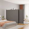 vidaXL Cloison de s&eacute;paration 4 panneaux Anthracite 698x180 cm Tissu