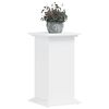 vidaXL Support pour plantes blanc 33x33x60 cm bois d'ing&eacute;nierie