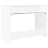 vidaXL Bureau Blanc brillant 100 x 50 x 78 cm Bois d'ing&eacute;nierie