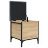 vidaXL Banc de rangement ch&ecirc;ne sonoma 42x42x45 cm bois d'ing&eacute;nierie