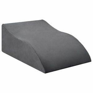 vidaXL Coussin pour les jambes Gris 68 x 41 x 24 cm Mousse PU
