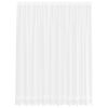 vidaXL Rideau en Dentelle Floral Blanc 240 x 300 cm Polyester