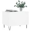 vidaXL Table basse Blanc 60x44,5x45 cm Bois d'ingénierie