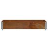 vidaXL Collier de palette marron 120x80 cm bois de pin solide