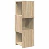 vidaXL Meuble d'angle Ch&ecirc;ne Sonoma 30,5x30x95cm Bois d'ing&eacute;nierie