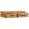 VidaXL Meuble TV mural 80x30x19 cm bois massif d'acacia