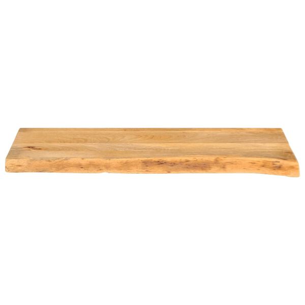 vidaXL Dessus de table &agrave; bord vivant 80x40x2,5 cm bois massif manguier