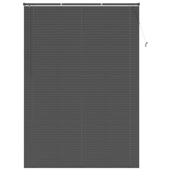 vidaXL Store V&eacute;nitien R&eacute;glable Gris Argent&eacute; 213 x 130 cm PVC