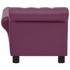 vidaXL Canap&eacute; pour chien Bordeaux 83x45x42 cm Similicuir