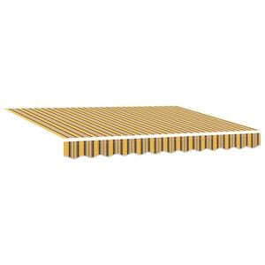 vidaXL Auvent r&eacute;tractable Multicolore 350 x 250 cm
