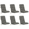 vidaXL Coussins de Chaise &agrave; Dossier Haut en 6 Pi&egrave;ces VIANEN 6 pc