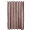 vidaXL Rideau occultant avec anneaux en m&eacute;tal Velours Rose 290x245 cm
