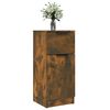 vidaXL Buffets 2 pcs Chêne fumé 30x30x70 cm Bois d'ingénierie