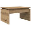 vidaXL Table basse chêne artisanal 68x50x38 cm bois d'ingénierie