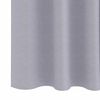vidaXL Rideaux occultants avec anneaux 2 pcs Gris m&eacute;tal 260 x 140 cm