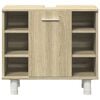 vidaXL Ensemble de meubles de salle de bain 3 pcs chêne sonoma
