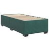 vidaXL Cadre de lit sans matelas vert fonc&eacute; 90x190 cm velours