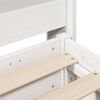 vidaXL Cadre de lit sans matelas blanc 180x200 cm bois massif de pin