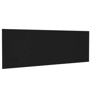 vidaXL T&ecirc;te de lit murale Noir 240x1,5x80 cm Bois d'ing&eacute;nierie