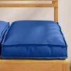 vidaXL Coussin 4 pcs Bleu royal 40 x 40 x 8 cm Tissu Oxford