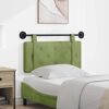 vidaXL T&ecirc;te de lit suspendue Vert clair 90 x 55 x 5 cm Velours