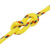 vidaXL Corde de bateau Jaune 4 mm 25 m Polypropylène