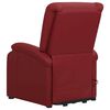 vidaXL Fauteuil de massage Rouge bordeaux Similicuir