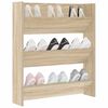 vidaXL Armoire &agrave; chaussures murale ch&ecirc;ne Sonoma bois d'ing&eacute;nierie