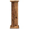 vidaXL Piédestal avec rangement vieux bois bois d'ingénierie