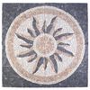 vidaXL Carreaux en mosa&iuml;que motif soleil Multicolore 120 x 120 cm