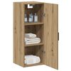 vidaXL Armoire murale chêne artisanal 34,5x34x90 cm bois d'ingénierie