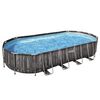 Bestway Ensemble de piscine ovale 7,32x3,66x1,22 m