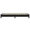 vidaXL Cadre de lit sans matelas noir 80x200 cm tissu