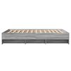vidaXL Cadre de lit sans matelas sonoma gris 120x190 cm