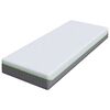 vidaXL Matelas Blanc et Gris 80 x 200 cm Ressort ensach&eacute;