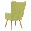 vidaXL Chaise de relaxation Vert Tissu