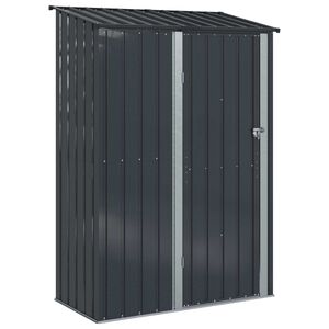 vidaXL Cabanons de jardin Anthracite 140,5 x 74 x 200 cm M&eacute;tал