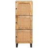 vidaXL Haut Armoire Marron 60 x 33,5 x 100 cm Bois de mangue massif
