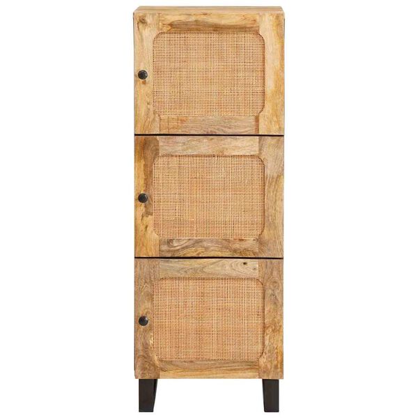 vidaXL Haut Armoire Marron 60 x 33,5 x 100 cm Bois de mangue massif